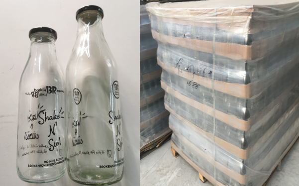 Customized Milk Glass Bottle 750ML Option2