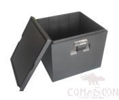 Black Insulated Box, with Nickel-Plated Handle, PP, 171L