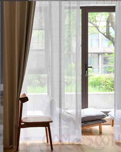 Vertical Louver Dream Window Screen, Polyester