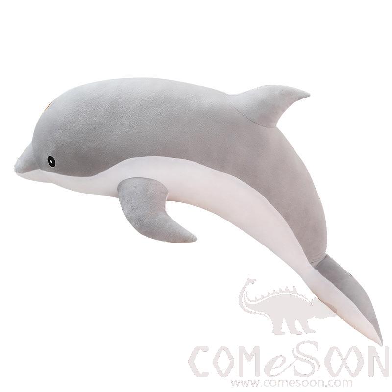 Dolphin Doll, PP Cotton, Gray, L30cm