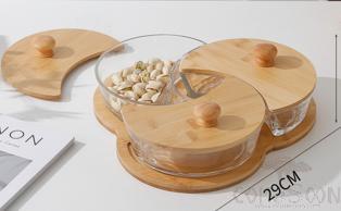Glass Snack Plate