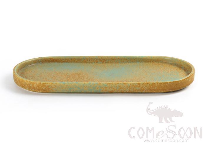 New Japanese 11" Oval Straight Edge Plate/tray (Stackable)