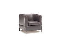 Black Leather Armchair product image
