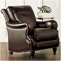 Vienna Series Leather Single Sofa