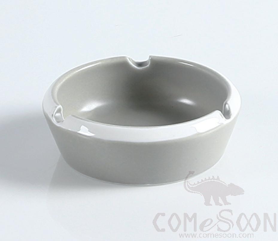 White Grey Series 3.5" Cotyloid Ashtray