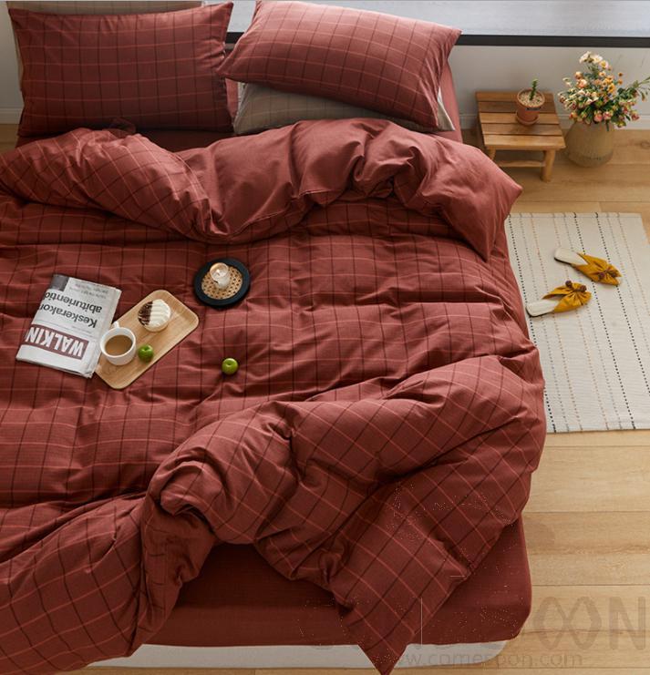 Bed Linens, Cotton, 4 Piece Set(for W150&180 cm Bed)