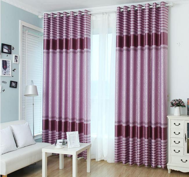 Four Streamers Embossed Curtain Fabric