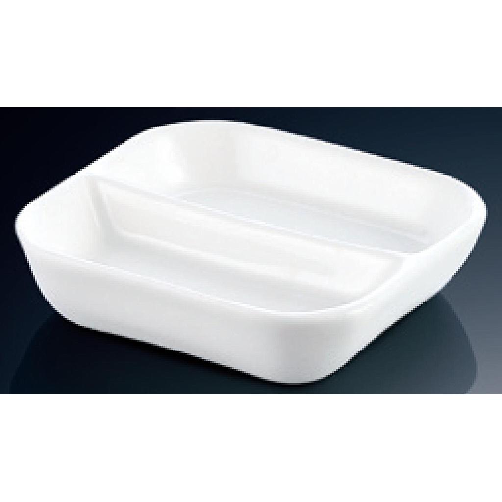 Yy Series- Sauce Dish Two Compartment Rectangle