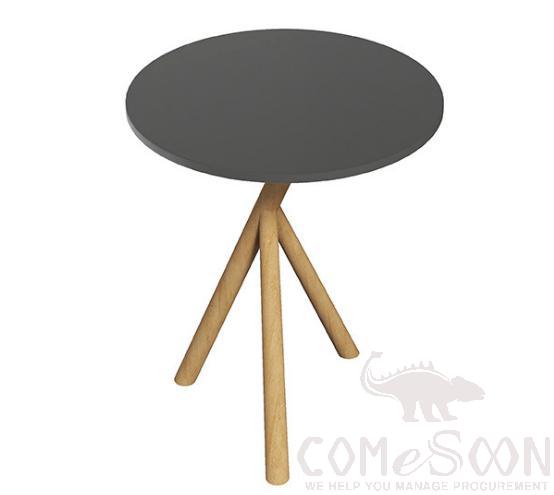 Marble Coffee Table-Φ60cm, Marble Table Top+ Metal Bottom Frame, Φ60*60cm