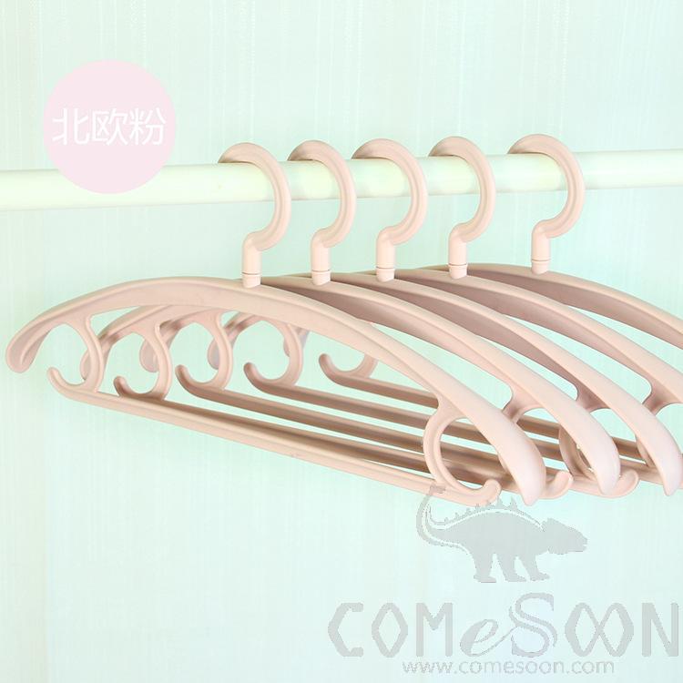 Non-Marking Thickened Wide Shoulder Hanger, Plastic, 40cm