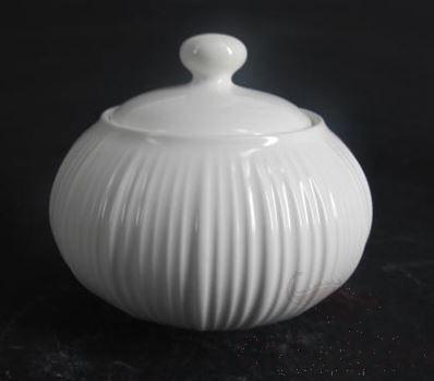 G099 Series Sugar Pot 250cc - White, L10.3*W9cm