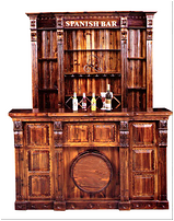 Antique Bar Wine Cabinet