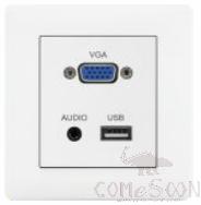 Vga+ Audio+ Usb Socket