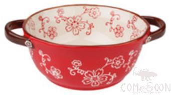 6 inch Double Ear Soup Bowl, L20*W15.5*H6.5 cm