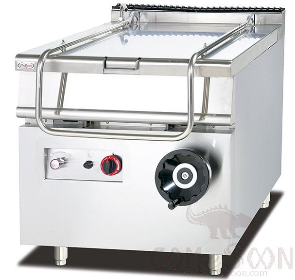 80 Litre Bratt Pan, Gas Tilting Braising Pan/ Tilting(SUS201, Pan SUS304), 800*900*940mm
