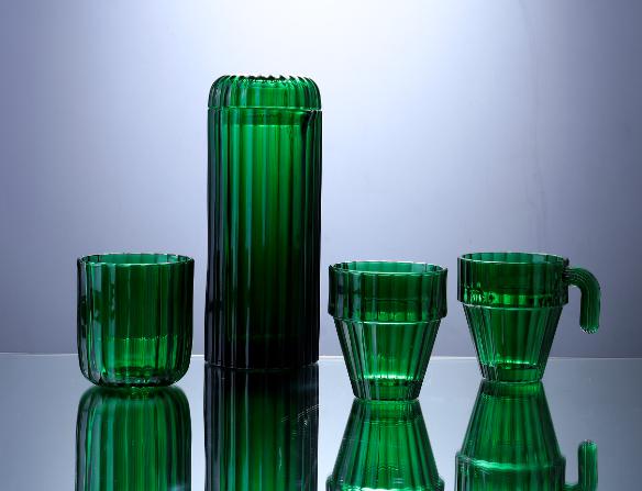 Glass Decorations/glass Vase 8.5*8.5*9.5cm