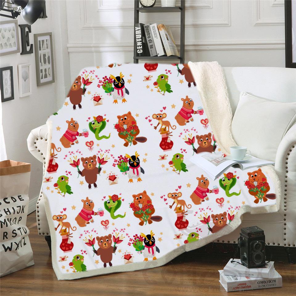 Cartoon Blanket, Crystal Velvet, 150*130cm