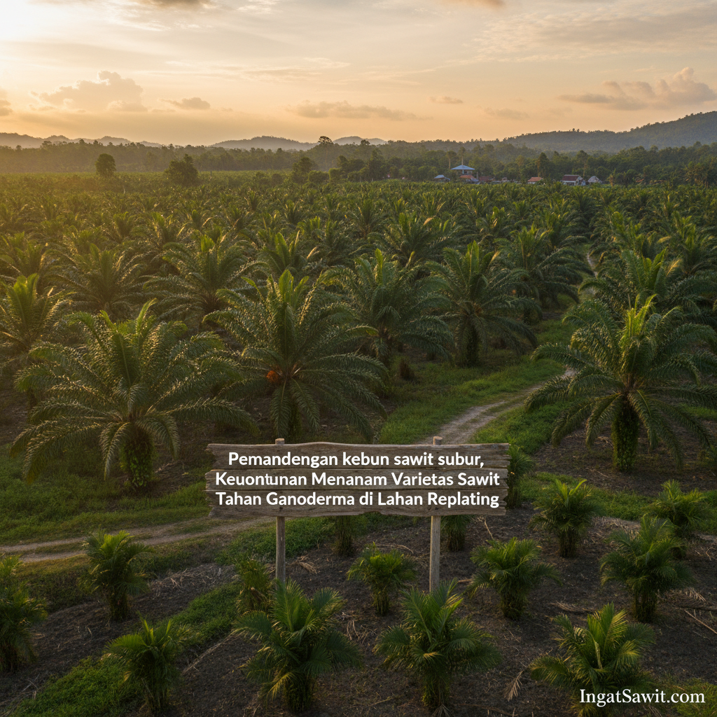Keuntungan Menanam Varietas Sawit Tahan Ganoderma di Lahan Replanting