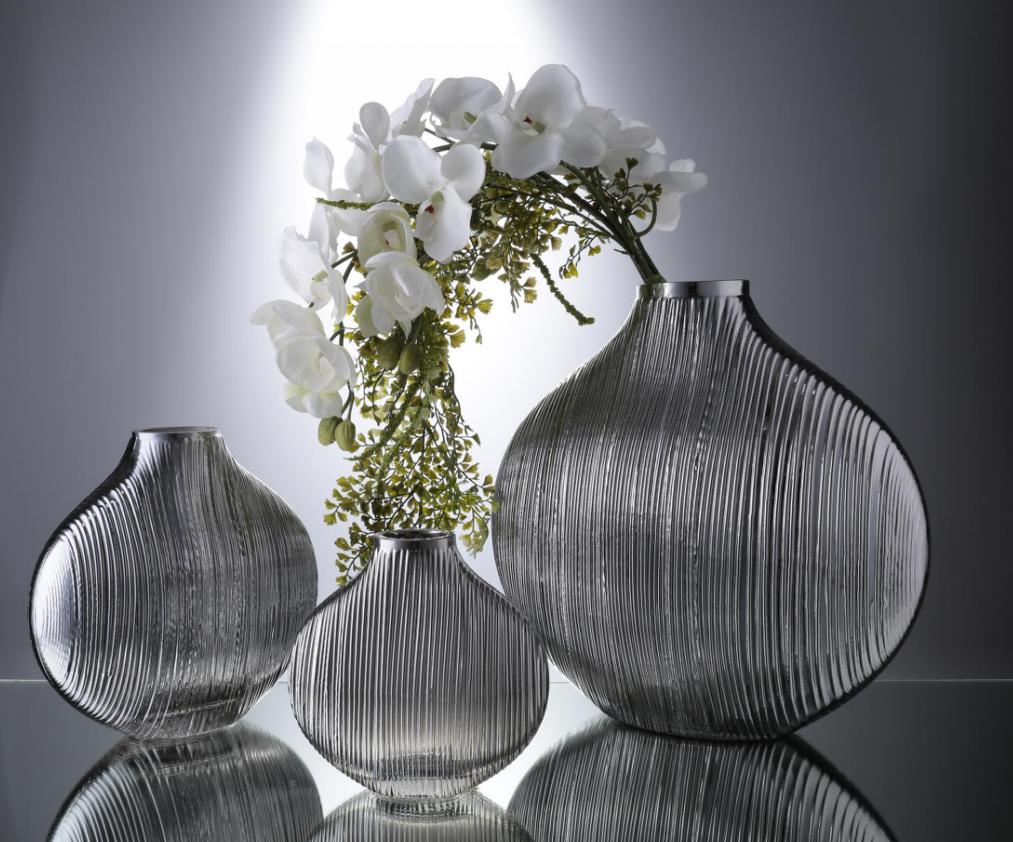 Glass Decorations/glass Vase D18w9h17.5cm