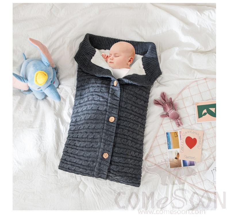 Baby Wrapped Duvet, Acrylic+ Polyester Fiber, 40*70 cm