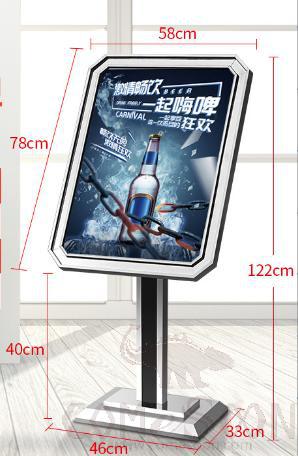 European-Style Sign, Ss201, L58*W33*H122cm
