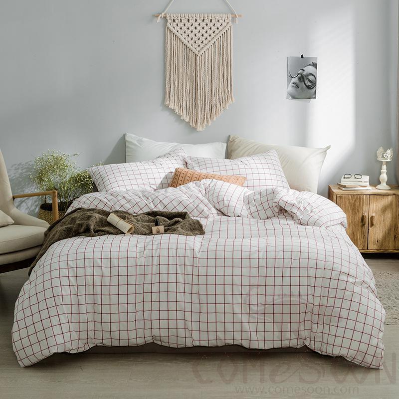 Bed Linens, Cotton, 4 Piece Set(for W200 cm Bed)