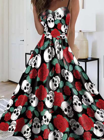 Skull Dress, Polyester, L