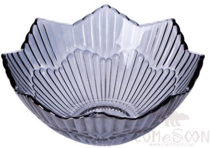 Blinkmax Smoke Gray 251mm Eight Star Deep Fruit Plate