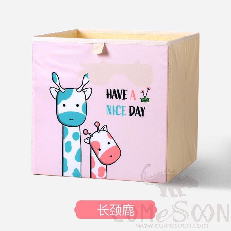 Linen Storage Basket-33*33*33cm, Waterproof Coating Canvas Linen+ Mdf Insert