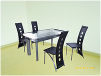 Glass Table Top Dining Table