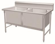 Single Sink Worktable 1800*760*800+ 150mm