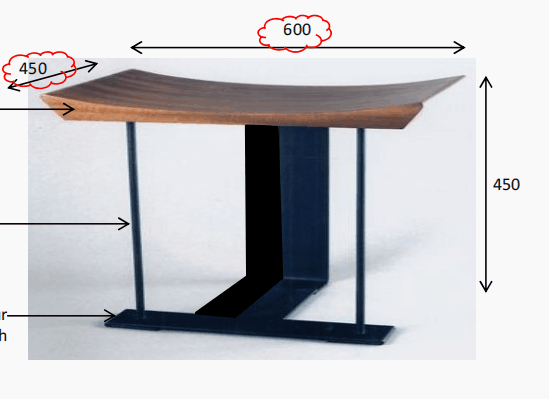 Coffee Table-60*45*45cm-Grv 104 product image