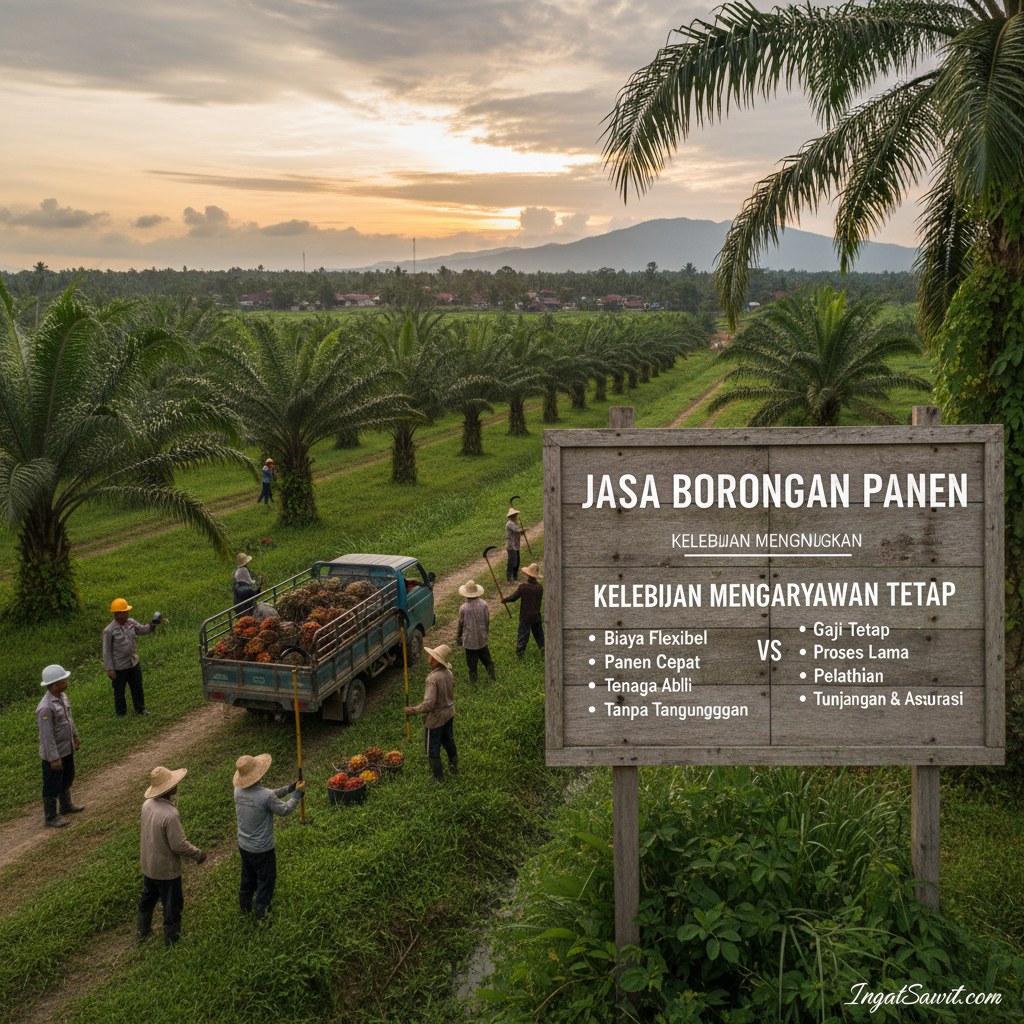 Kelebihan Menggunakan Jasa Borongan Panen vs Karyawan Tetap