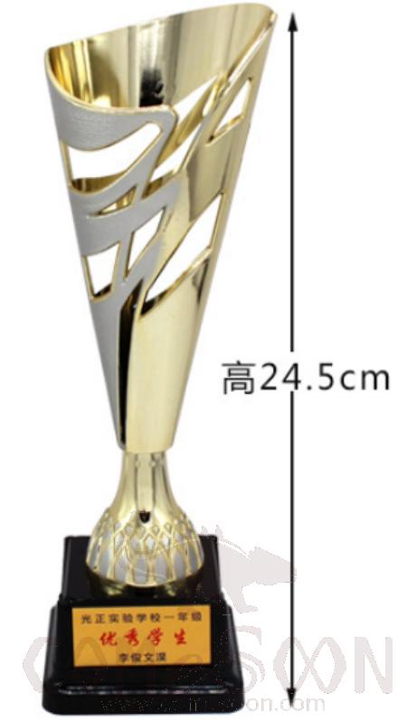 Small Metal Trophies,
H24.5cm, 267G