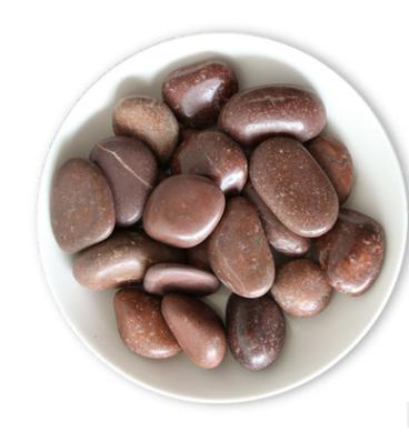 High Gloss Red Pebbles, Diameter 20-30mm