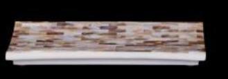 F2-Round Flower Shell Jewelry Box, Resin+ Shell, 243*177* 66mm product image