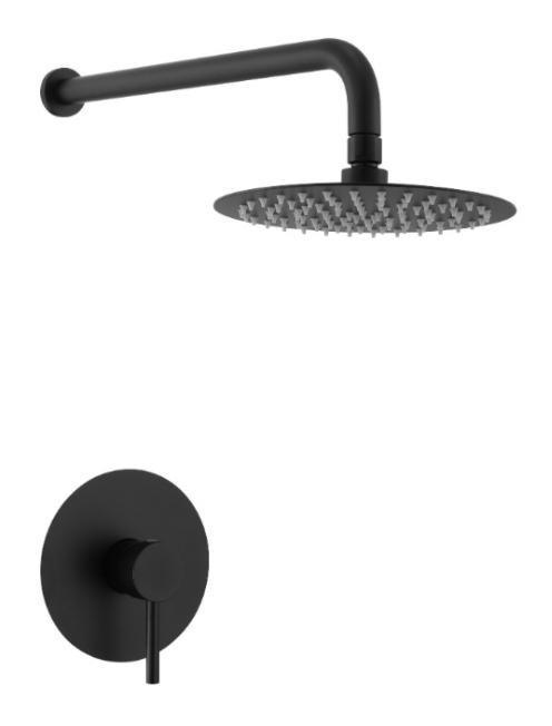 Hidden shower brass