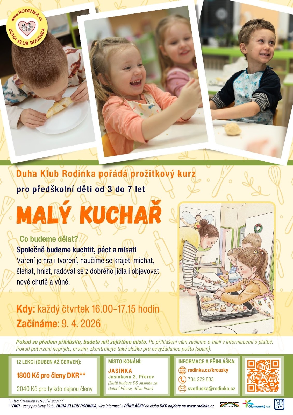 Malý kuchař leták