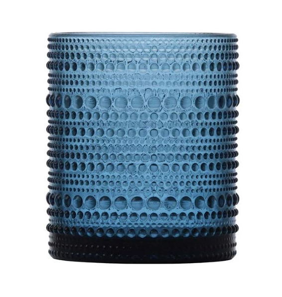 Royal Blue Bead Glass, 320ML