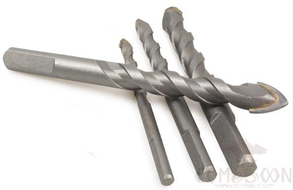 Triangular Shank Triangle Head Ceramic Tile Twist Drill Bit 8mm