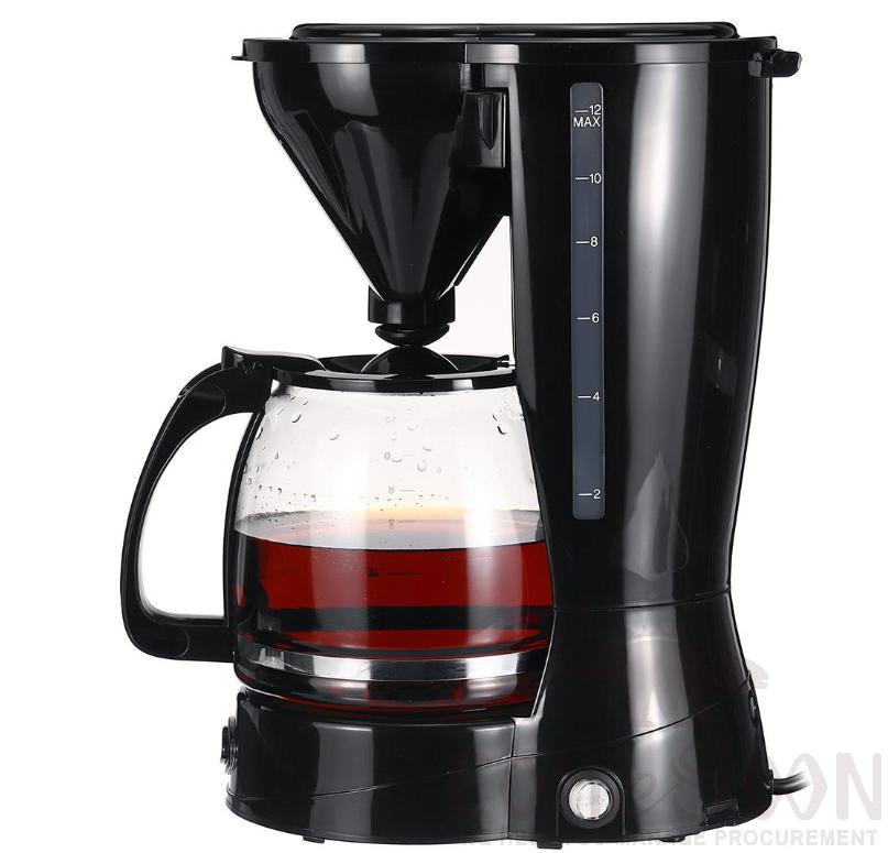 Semi-Automatic Coffee Machine L22xw15.3xh31cm 1500ML 950w Drip Type