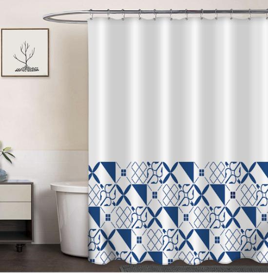 Weaving Printed Curtains
Blue and White Tiles