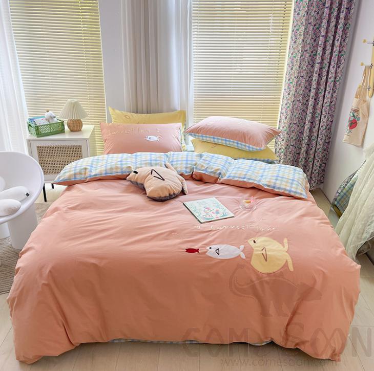 Bed Linens, Cotton, 3 Piece Set(for W120 cm Bed)