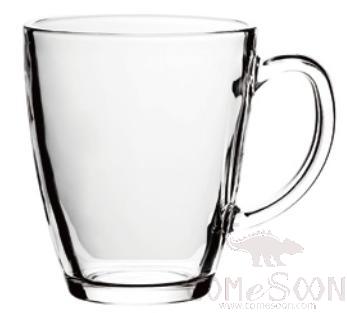 Pougine Toughened 350ML Grip Glass