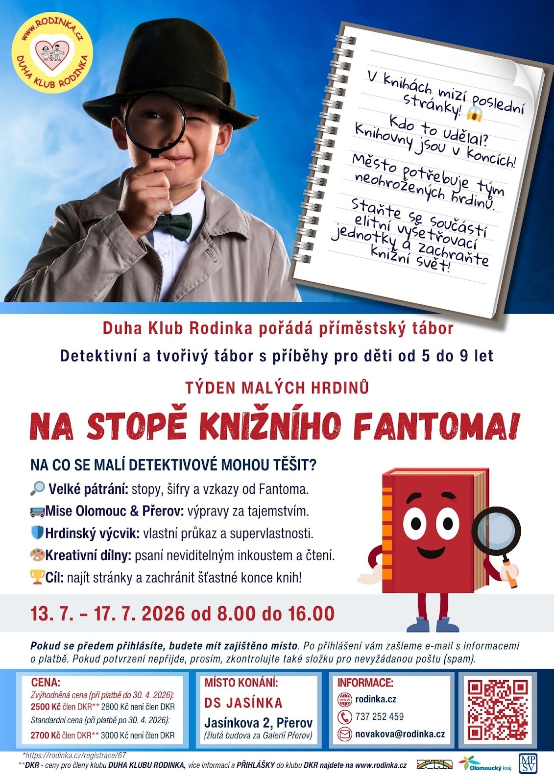 Leták Týden malých hrdinů