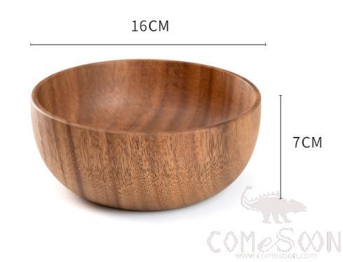 Wooden Bowl Φ16*H7cm