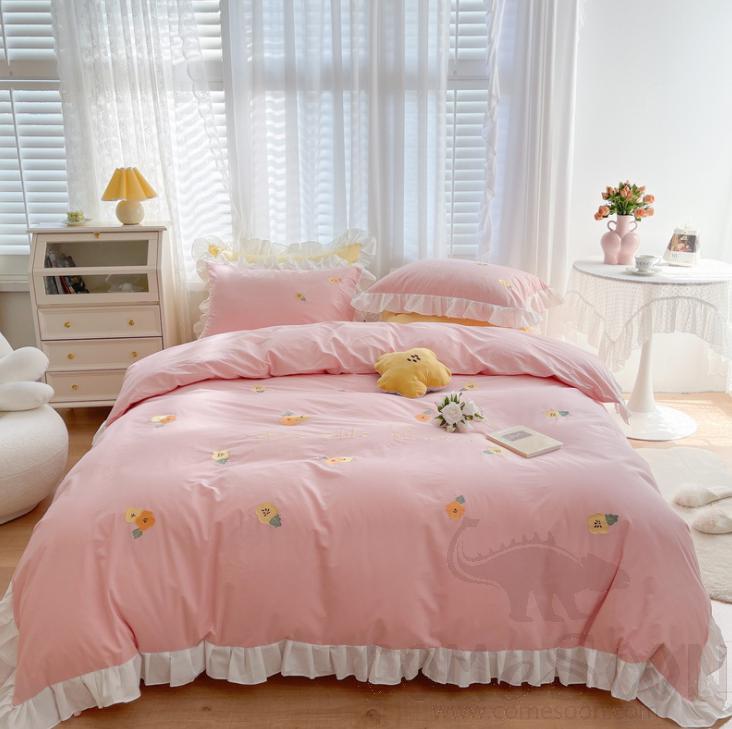 Bed Linens, Cotton, 4 Piece Set(for W150&180 cm Bed)