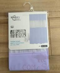 180x200 Spliced Shower Curtain-Lavender
