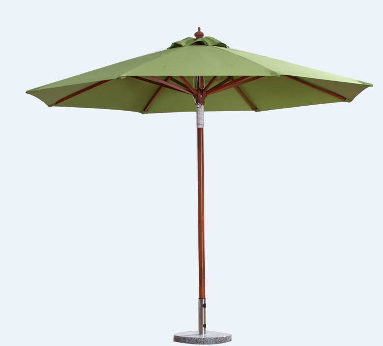 Outdoor umbrella, all-aluminum alloy umbrella stand, texture paint