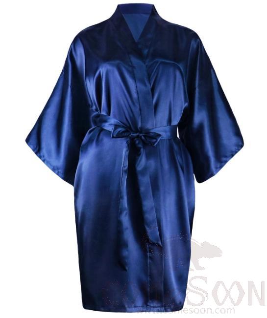 Solid Color Bathrobe